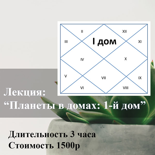 ЛЕКЦИЯ: «ПЛАНЕТЫ В ДОМАХ: 1-Й ДОМ»